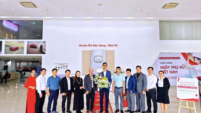 Giám đốc, Trưởng lĩnh vực Khách hàng Honda Việt Nam đến thăm và làm việc Honda Ôtô Bắc Giang - Dĩnh Kế