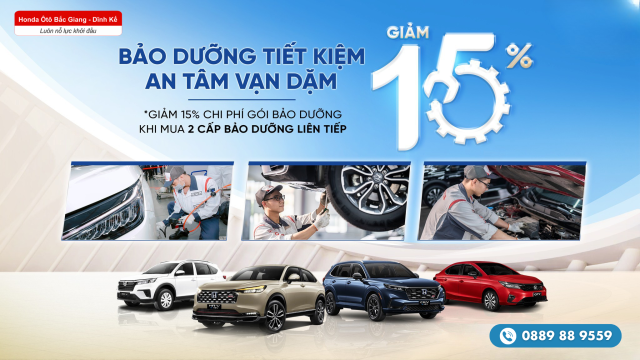 Bảo dưỡng tiết kiệm, an tâm vạn dặm