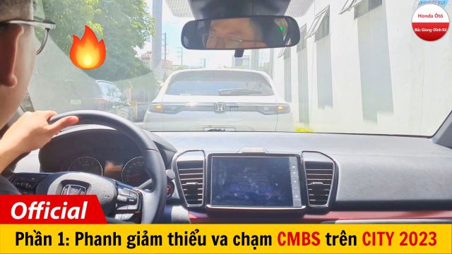 HDSD Honda SENSING trên CITY 2023 | Phần 1: Phanh giảm thiểu va chạm CMBS
