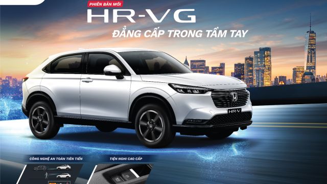 Honda Việt Nam ra mắt bổ sung Honda HR-V phiên bản G mới - Đẳng cấp trong tầm tay