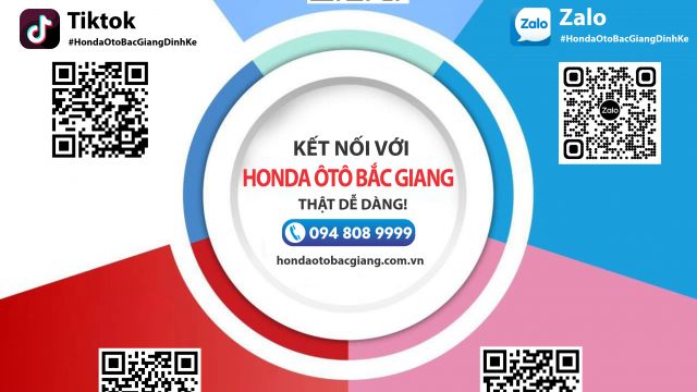 VIỆC GÌ KHÓ, CỨ ĐỂ HONDA ÔTÔ BẮC GIANG - DĨNH KẾ LO!