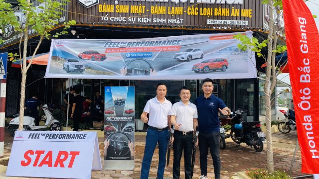 Chương trình lái thử và cảm nhận khả năng vận hành vượt trội của các mẫu xe ô tô Honda tại Lục Nam tháng 5.2023