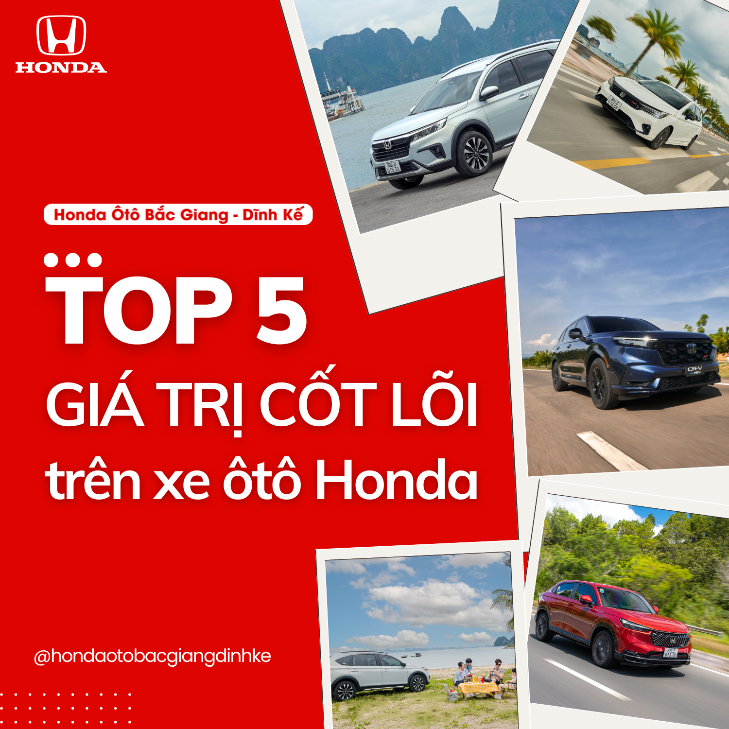 5 Giá trị cốt lõi trên xe Honda