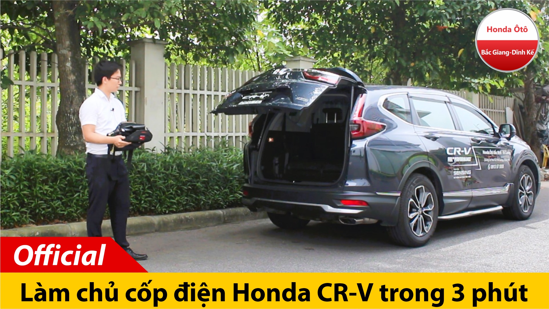 Làm chủ cốp điện trên Honda CR-V trong 3 phút!