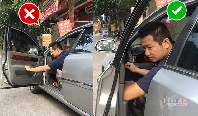 Mở cửa ô tô bên trái nên dùng tay phải, vì sao? | Honda Ô tô Bắc Giang